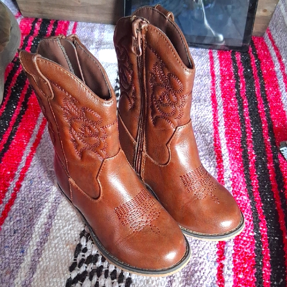 Cat & Jack Brown Toddler Boots